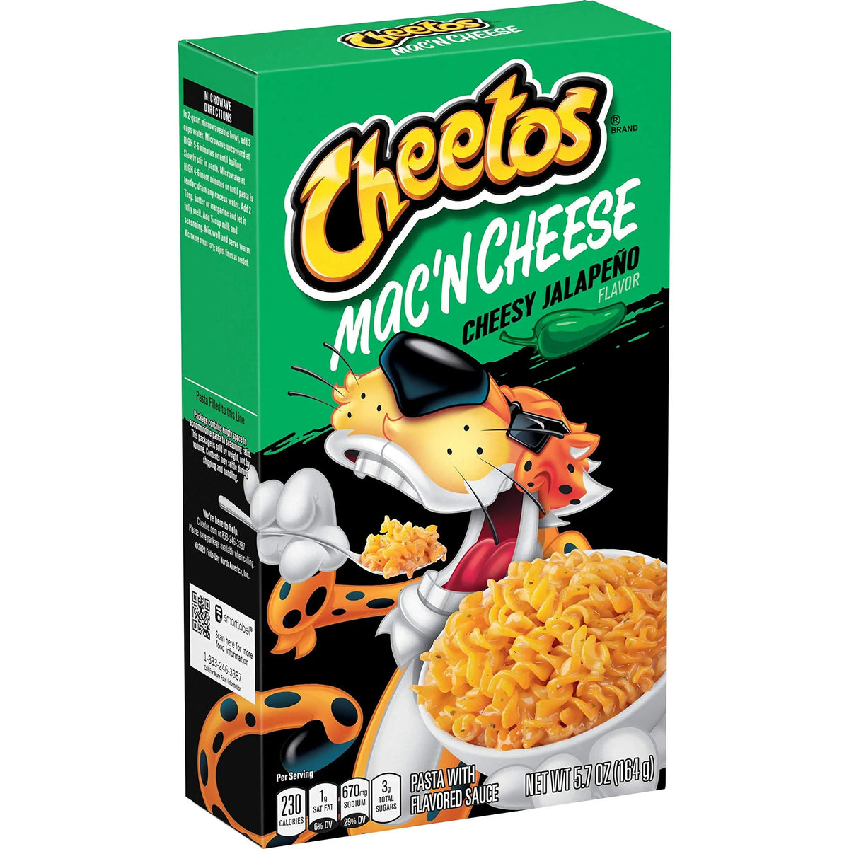Cheetos Mac'n Cheese jalapeno 160 g, prednja kutija s tjesteninom
