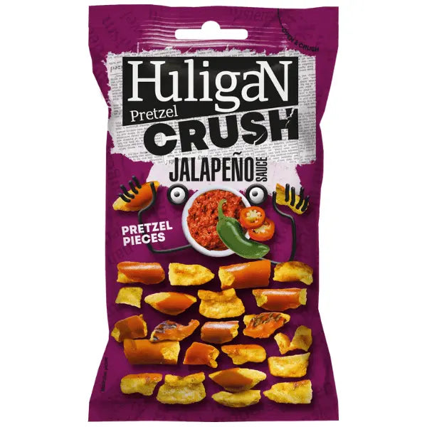 HuligaN Pretzel Crush Jalapeno 65g OhMyCandyBox