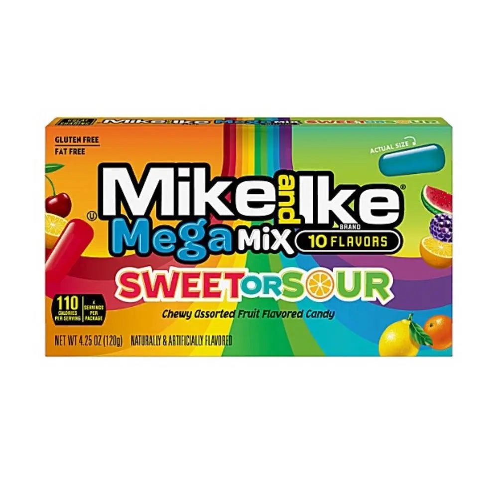 Mike and Ike Mega Mix Sweet or Sour 120g OhMyCandyBox