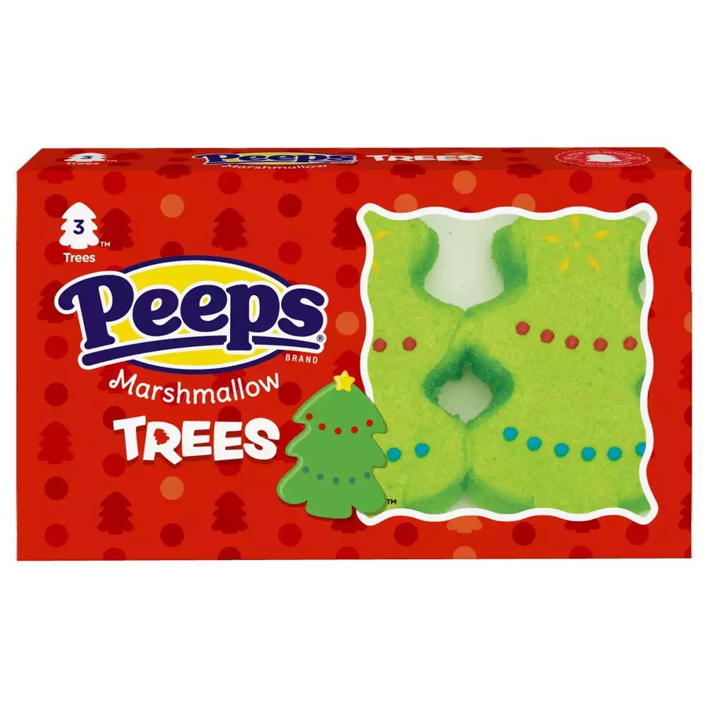 Peeps Marshmallow Christmas Trees 3 Pack 43g - OhMyCandyBox