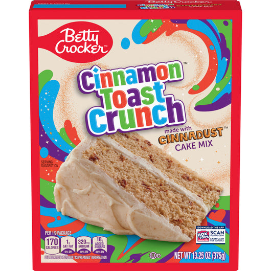 Betty Crocker Cake Mix Cinnamon Toast Crunch Cinnadust 375g
