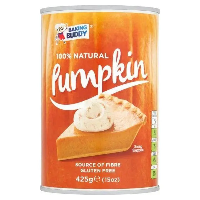 Baking Buddy 100% Natural Pumpkin Puree Tin 425g OhMyCandyBox