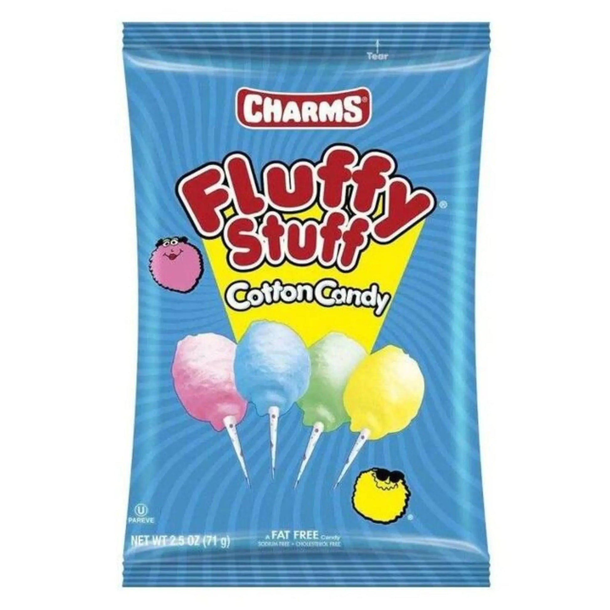 Charms Fluffy Stuff Cotton Candy 71g OhMyCandyBox