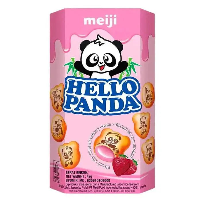 Hello Panda Strawberry 50g OhMyCandyBox