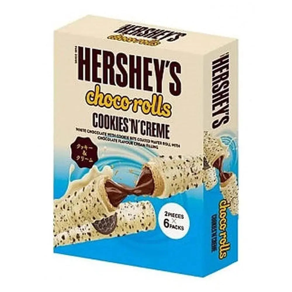 Hershey's Choco-Rolls Cookies 'N' Creme 108g OhMyCandyBox