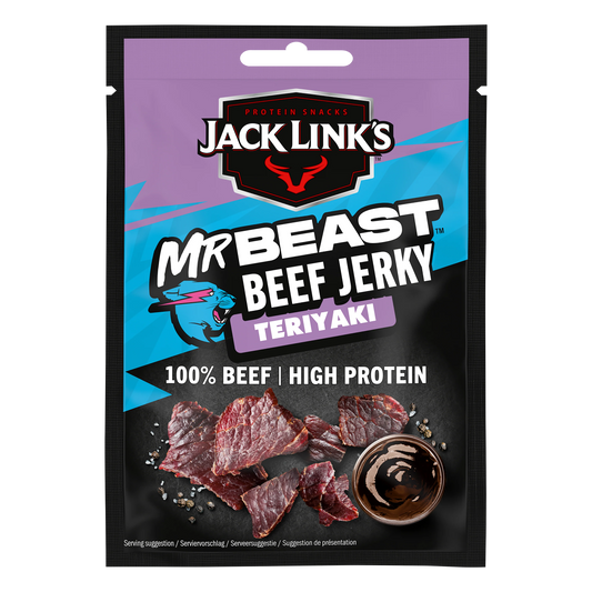 Jack Link’s MrBeast Beef Jerky Teriyaki 25g