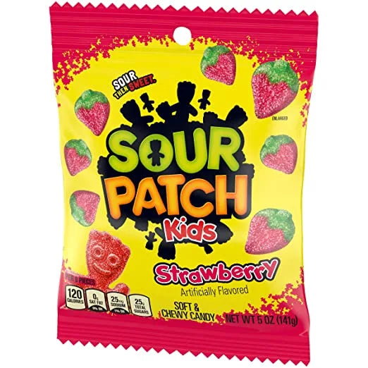 Sour Patch Kids Strawberry 142g - Američki slatkiši - OhMyCandyBox Hrvatska