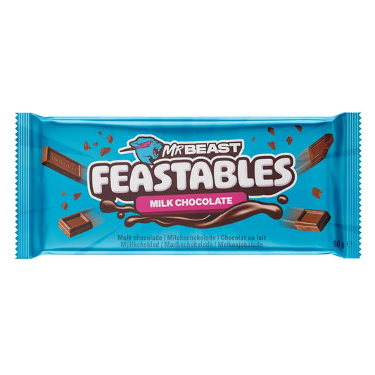 MrBeast Feastables Milk Chocolate 60g OhMyCandyBox