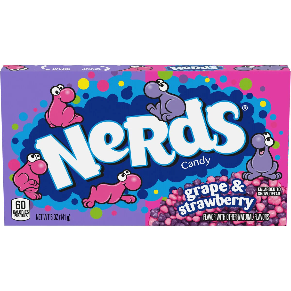 Nerds - Grape & Strawberry 141g - Američki slatkiši - OhMyCandyBox Hrvatska