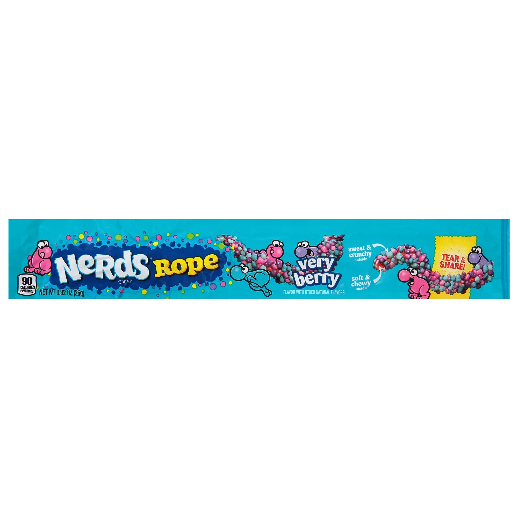 Nerds Rope Very Berry 26g - Američki slatkiši - OhMyCandyBox Hrvatska