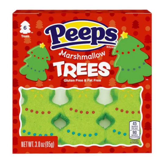 Peeps Marshmallow Christmas Trees 6-Pack 85g OhMyCandyBox