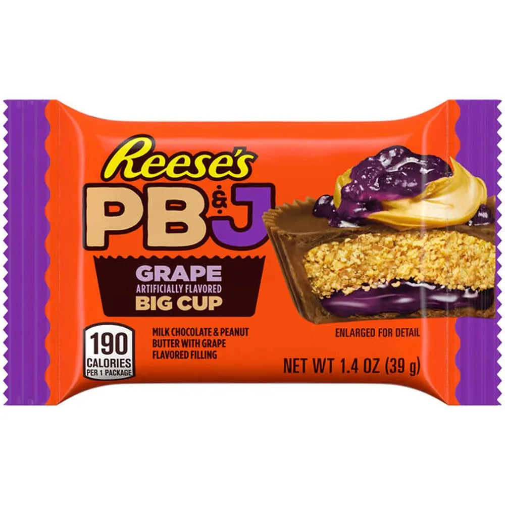 Reese's Big Cup PB&J Grape 39g OhMyCandyBox