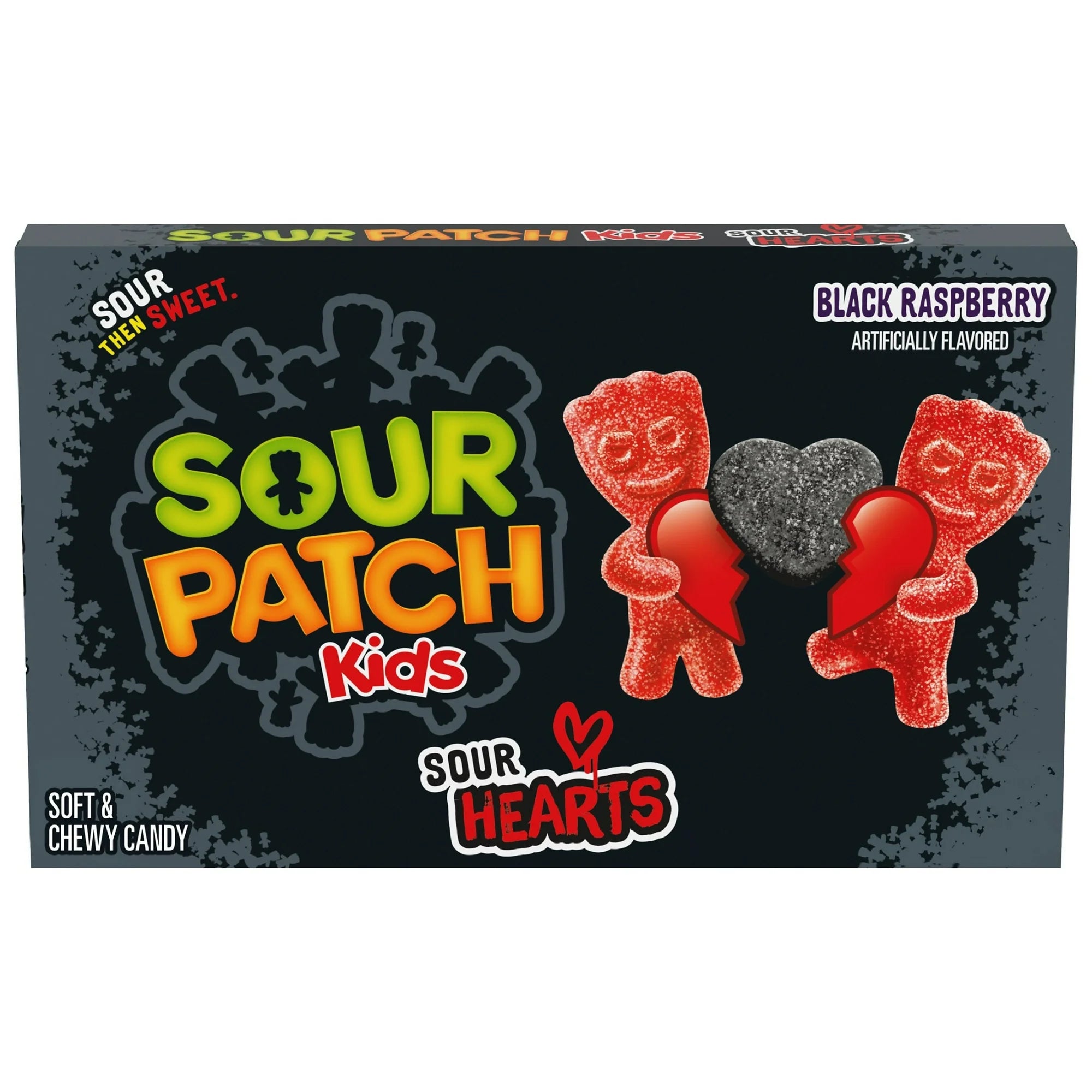 Sour Patch Kids Black Raspberry Sour Hearts 87g - OhMyCandyBox