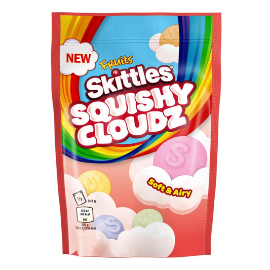 Skittles Squishy Cloudz Fruits 94g OhMyCandyBox