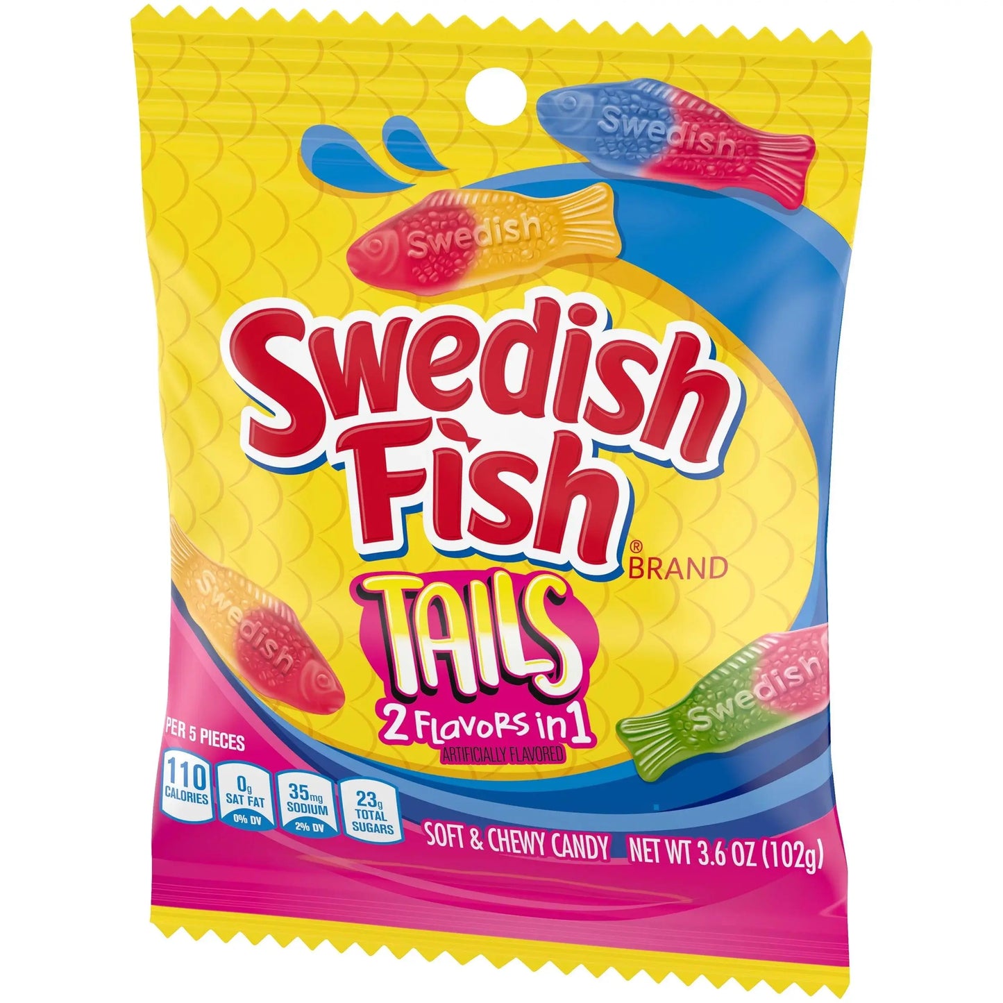 Swedish Fish Tails 102g OhMyCandyBox