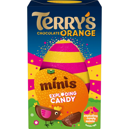 Terry's Chocolate Orange Egg With Exploding Candy Minis 91g OhMyCandyBox