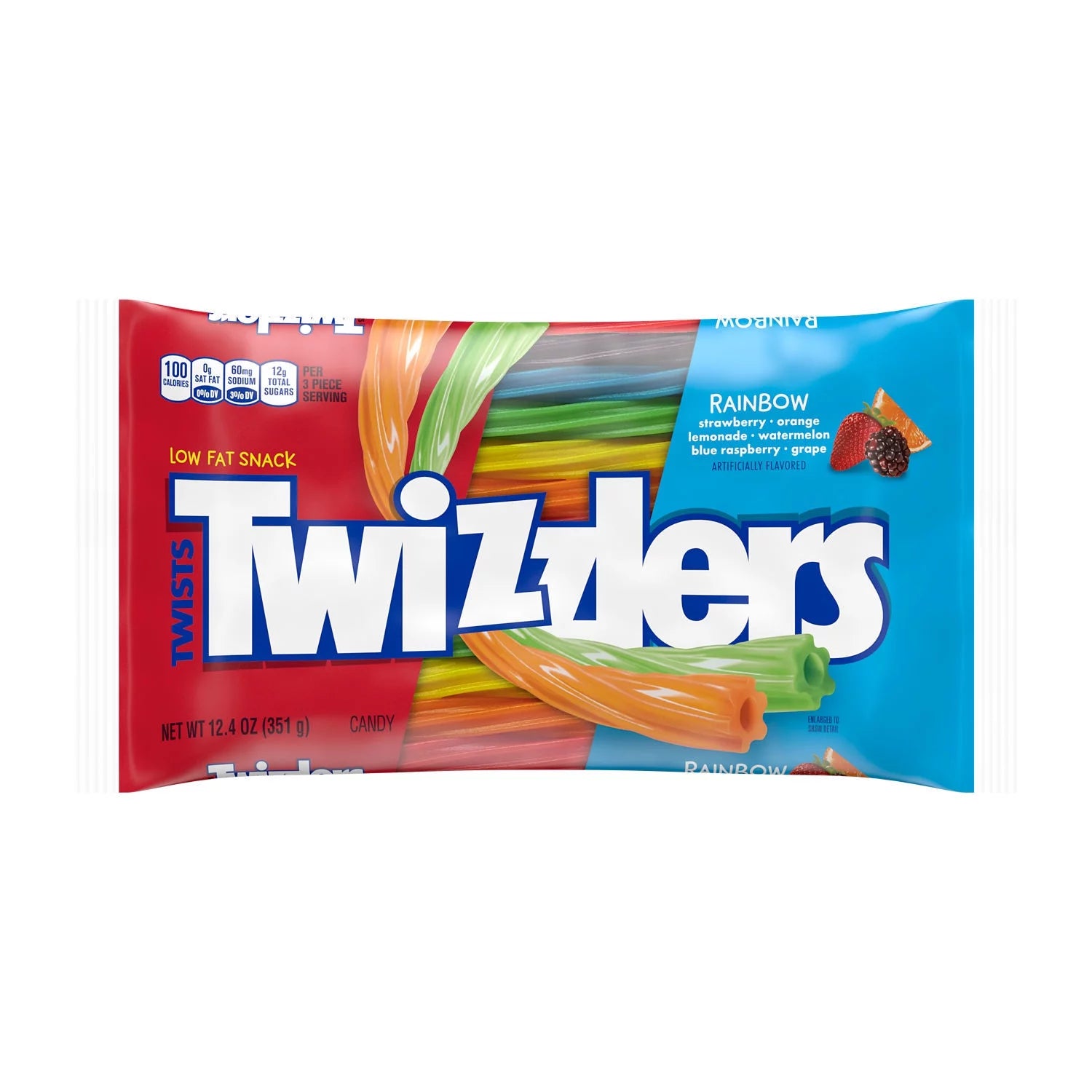 Twizzlers Rainbow Twists 351g - Američki slatkiši - OhMyCandyBox Hrvatska