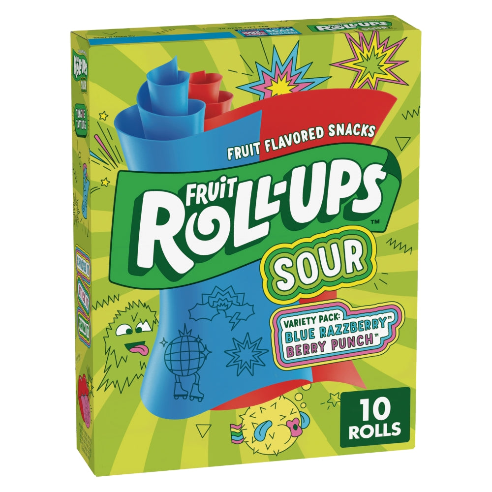 Fruit Roll-Ups Sour 10 Pack 141g