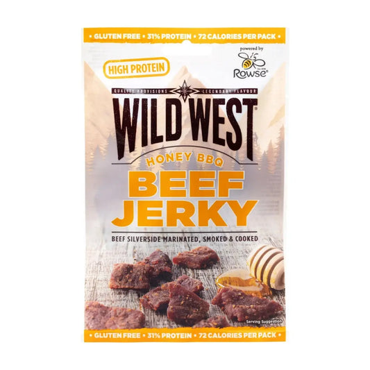 Wild West Honey BBQ Beef Jerk 25g OhMyCandyBox