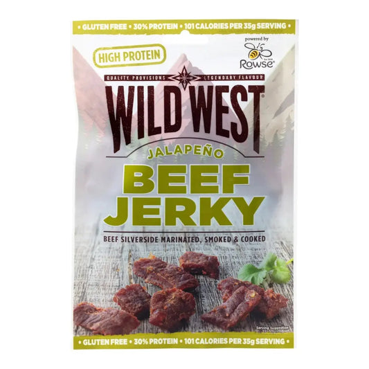 Wild West Jalapeno Beef Jerky 25g OhMyCandyBox