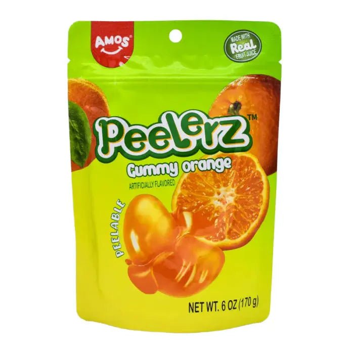 Amos Peelerz Gummy Orange 170g - OhMyCandyBox