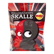 BUBS Skull Raspberry Liquorice 90g - OhMyCandyBox