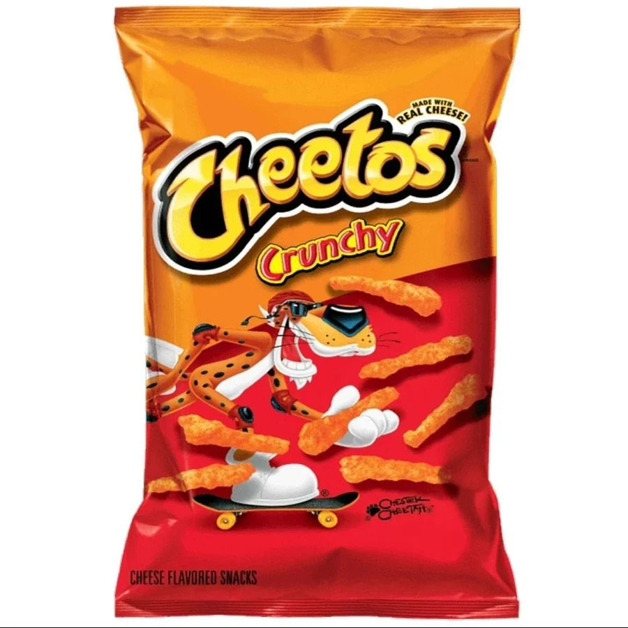Cheetos Crunchy grickalice s okusom sira u narančasto-crvenoj vrećici