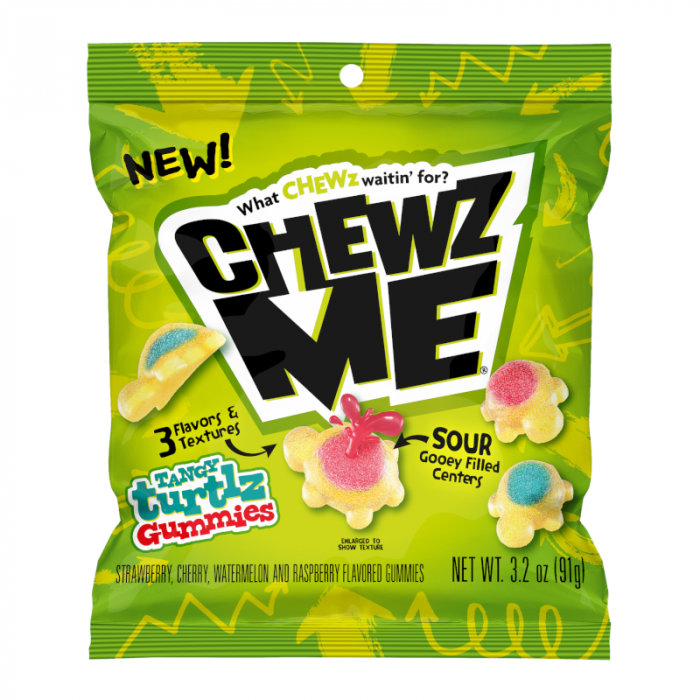Chewz Me Sour Tangy Turtlz Gummies 91g