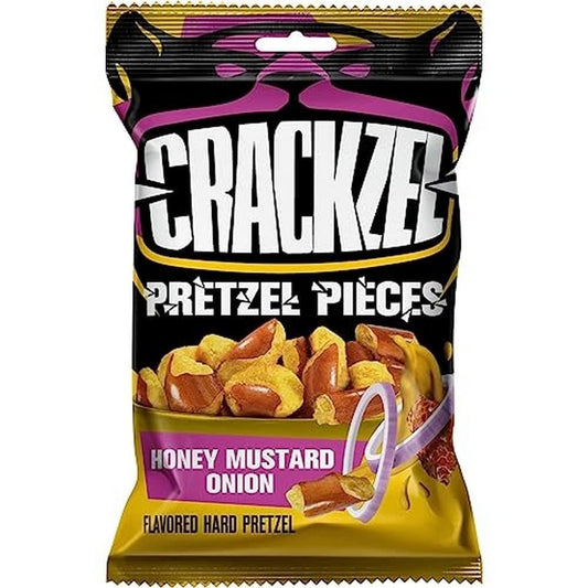 Crackzel Honey &amp; Mustard &amp; Onion Pretzel 85g