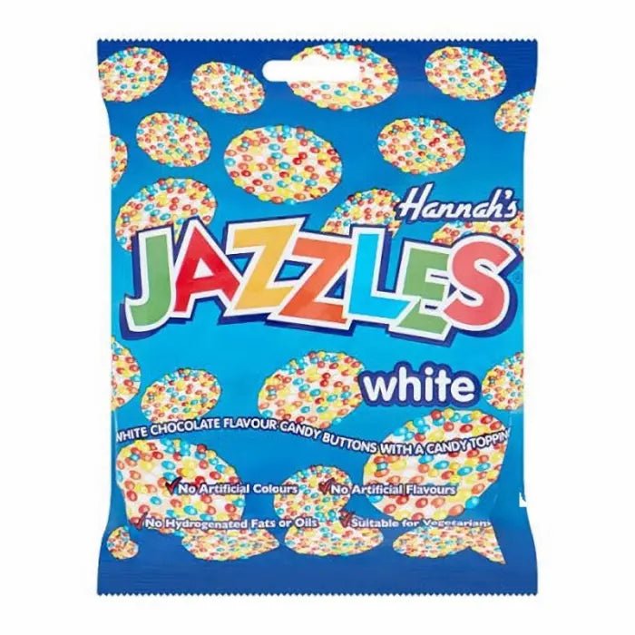 Hannah's Jazzles White 140g - OhMyCandyBox