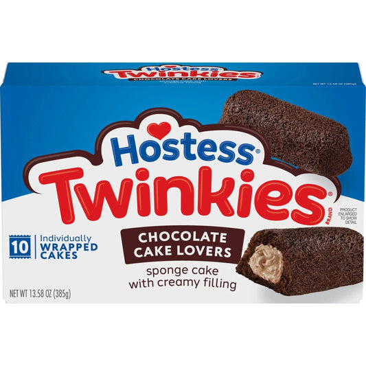 Hostess Twinkies Chocolate Lovers Pack (10x38.5) 385g - OhMyCandyBox