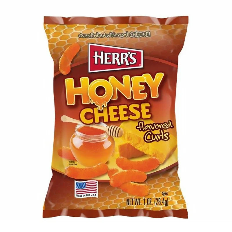 Herr's Cheese Curls Honey Cheese 28g