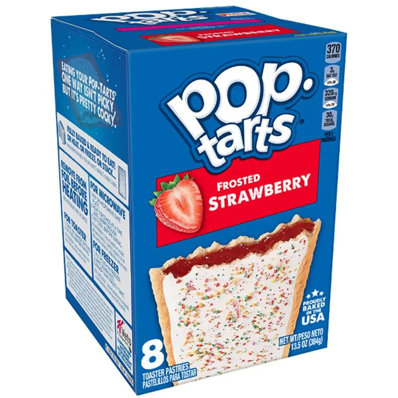 Pop-Tarts Frosted Strawberry 384g - Američki slatkiši - OhMyCandyBox Hrvatska