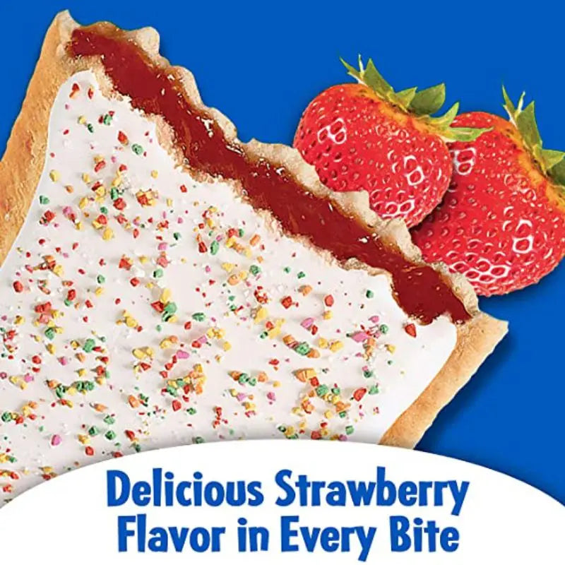 Pop-Tarts Frosted Strawberry 384g - Američki slatkiši - OhMyCandyBox Hrvatska