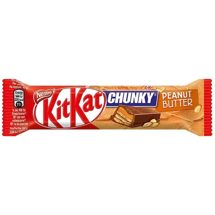 Kit Kat Chunky Peanut Butter 42g - Američki slatkiši - OhMyCandyBox Hrvatska