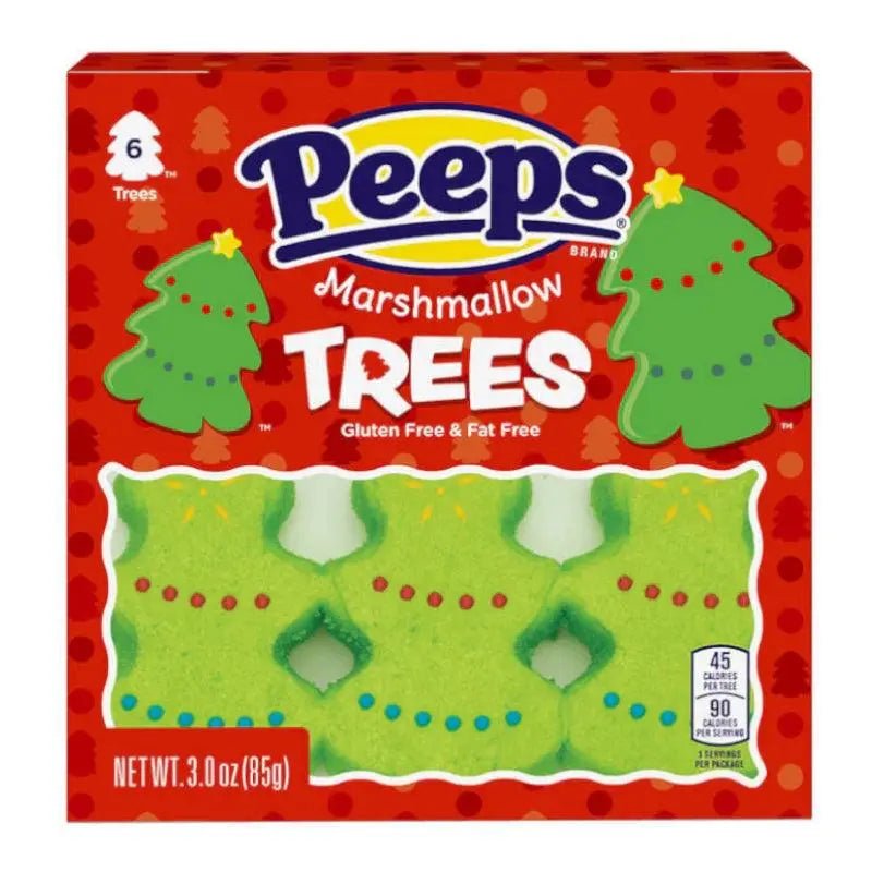 Peeps Marshmallow Christmas Trees 6 - Pack 85g - OhMyCandyBox