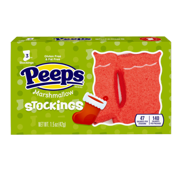 Peeps Marshmallow Stockings 3 Pack 43g - OhMyCandyBox