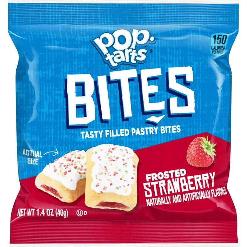 Pop-Tarts Bites Frosted Strawberry 40g - Američki slatkiši - OhMyCandyBox Hrvatska