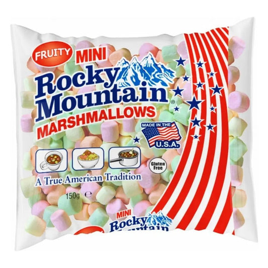 Rocky Mountain Marshmallows Fruity Mini 150g - OhMyCandyBox