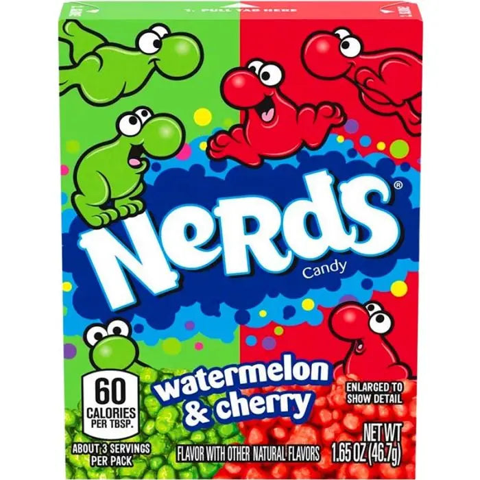 Nerds - Watermelon & Cherry 47g - Američki slatkiši - OhMyCandyBox Hrvatska